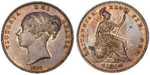 1 Penny United Kingdom of Great Britain and Ireland (1801-1922)  Victoria (1819 - 1901)