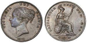 1 Penny United Kingdom of Great Britain and Ireland (1801-1922)  Victoria (1819 - 1901)