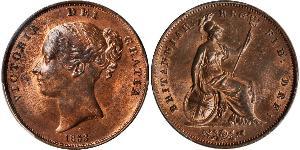 1 Penny United Kingdom of Great Britain and Ireland (1801-1922)  Victoria (1819 - 1901)