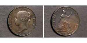 1 Penny United Kingdom of Great Britain and Ireland (1801-1922)  Victoria (1819 - 1901)