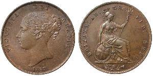 1 Penny Vereinigtes Königreich von Großbritannien und Irland (1801-1922)  Victoria (1819 - 1901)
