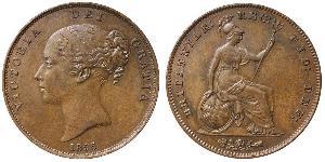1 Penny Vereinigtes Königreich von Großbritannien und Irland (1801-1922)  Victoria (1819 - 1901)
