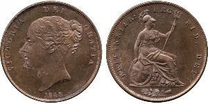 1 Penny Vereinigtes Königreich von Großbritannien und Irland (1801-1922)  Victoria (1819 - 1901)