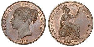 1 Penny Vereinigtes Königreich von Großbritannien und Irland (1801-1922)  Victoria (1819 - 1901)