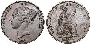 1 Penny Vereinigtes Königreich von Großbritannien und Irland (1801-1922)  Victoria (1819 - 1901)