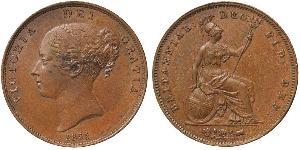 1 Penny Vereinigtes Königreich von Großbritannien und Irland (1801-1922)  Victoria (1819 - 1901)