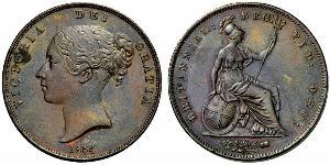 1 Penny Vereinigtes Königreich von Großbritannien und Irland (1801-1922)  Victoria (1819 - 1901)