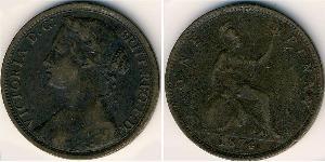 1 Penny Vereinigtes Königreich von Großbritannien und Irland (1801-1922)  Victoria (1819 - 1901)