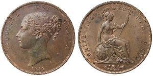 1 Penny 大不列颠及爱尔兰联合王国 (1801 - 1922)  维多利亚 (英国君主)