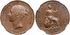 1 Penny 大不列颠及爱尔兰联合王国 (1801 - 1922)  维多利亚 (英国君主)