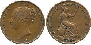 1 Penny 大不列颠及爱尔兰联合王国 (1801 - 1922)  维多利亚 (英国君主)