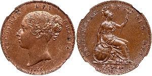1 Penny 大不列颠及爱尔兰联合王国 (1801 - 1922)  维多利亚 (英国君主)