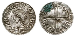 1 Penny 英格兰王国 銀 决策无方者埃塞尔雷德 (1016 - 1013)