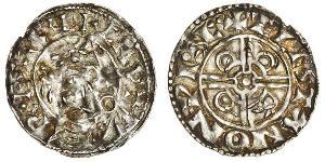 1 Penny 英格兰王国 銀 Cnut (985 -1035)
