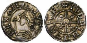1 Penny 英格兰王国 銀 Cnut (985 -1035)