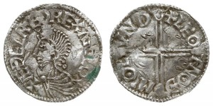1 Penny 英格兰王国 銀 决策无方者埃塞尔雷德 (1016 - 1013)