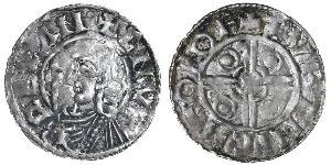 1 Penny 英格兰王国 銀 Cnut (985 -1035)