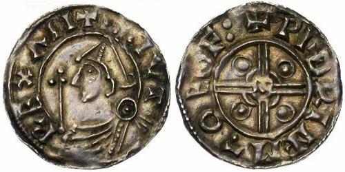 1 Penny 英格兰王国 銀 Cnut (985 -1035)