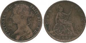 1 Penny 大不列颠及爱尔兰联合王国 (1801 - 1922) 銅 维多利亚 (英国君主)