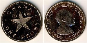 1 Penny Ghana (1957 - ) 青铜 