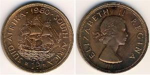 1 Penny 南非 (1910 - ) 青铜 伊丽莎白二世 (1926-2022)