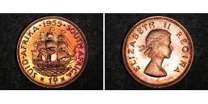1 Penny 南非 (1910 - ) 青铜 伊丽莎白二世 (1926-2022)