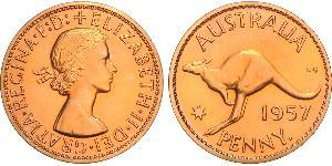 1 Penny 澳大利亚 青铜 伊丽莎白二世 (1926-2022)