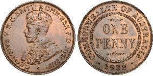 1 Penny 澳大利亚 青铜 乔治五世  (1865-1936)