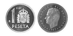 1 Peseta Regno di Spagna (1976 - ) Alluminio Juan Carlos I (1938 - )