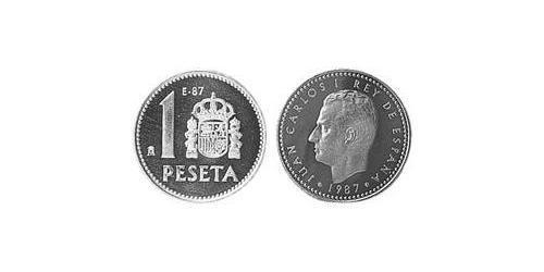 1 Peseta Royaume d’Espagne (1976 - ) Aluminium Juan Carlos I (1938 - )