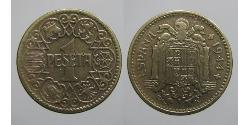 1 Peseta 佛朗哥时期 (1936 - 1975) 青铜/铝 