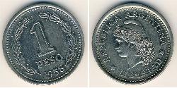 1 Peso Argentina (1861 - ) Acciaio/Nichel 