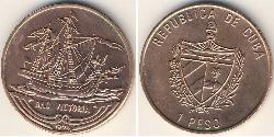 1 Peso Cuba (1898 - ) Acier/Nickel 