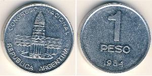 1 Peso Argentine Republic (1861 - ) Aluminium 