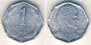 1 Peso Chili Aluminium 