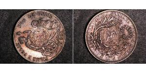 1 Peso Guatemala Argent 