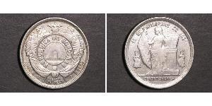1 Peso Honduras (1821 - ) Argent 