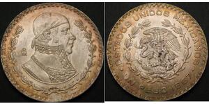 1 Peso Mexique Argent 