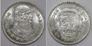 1 Peso Mexique Argent 