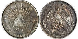 1 Peso Mexique (1867 - ) Argent 