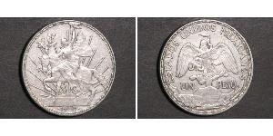 1 Peso Mexique (1867 - ) Argent 