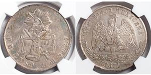 1 Peso Mexique (1867 - ) Argent 