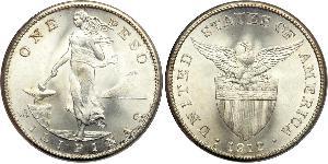 1 Peso Philippines Argent 