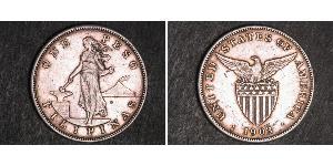 1 Peso Philippines Argent 