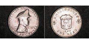 1 Peso Philippines Argent Douglas MacArthur (1880 - 1964) 