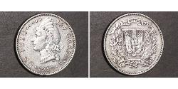 1 Peso République dominicaine Argent 