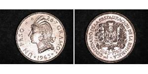 1 Peso République dominicaine Argent 
