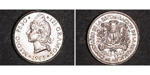 1 Peso République dominicaine Argent 