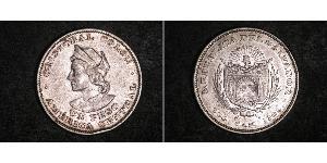 1 Peso Salvador Argent Christophe Colomb (1451 - 1506)