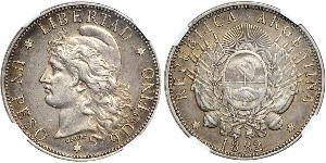 1 Peso Argentina (1861 - ) Argento 